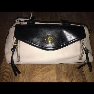 Grays and black purse